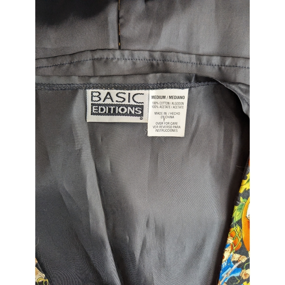 Basic Editions Halloween Pumpkins And Bears Vest M - image 7